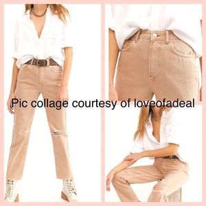 NWOT $78 free people We the Free Distress Dakota Jeans
